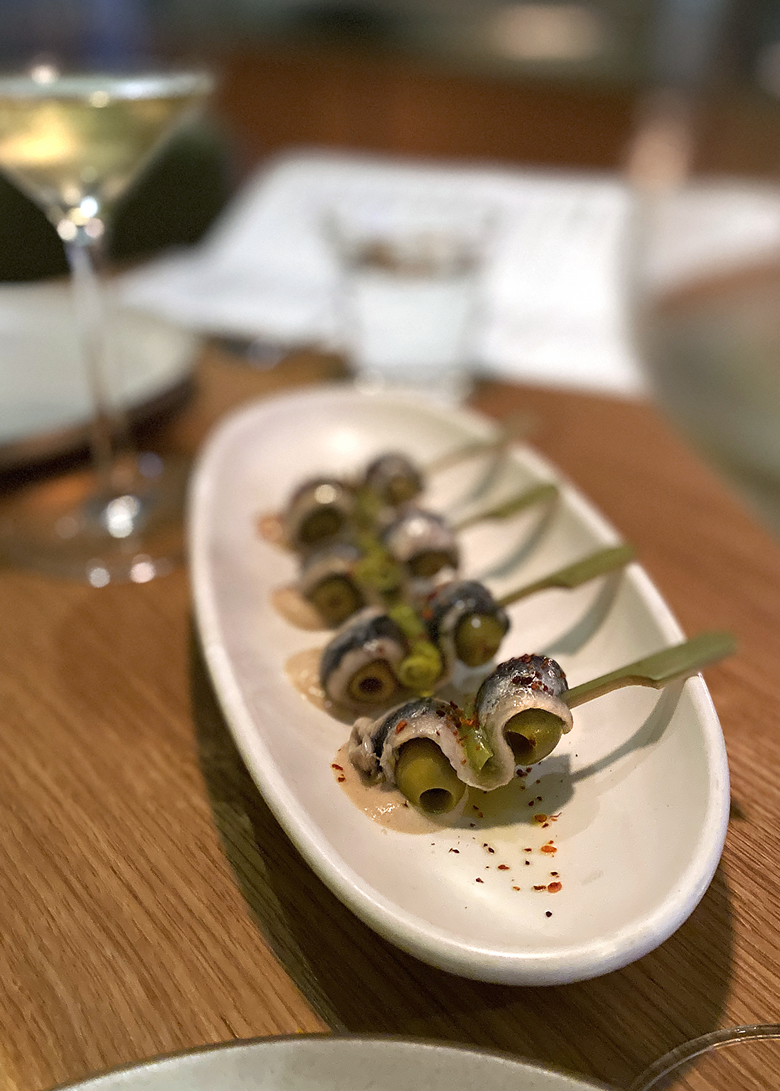 anchovy boquerone olive tapas