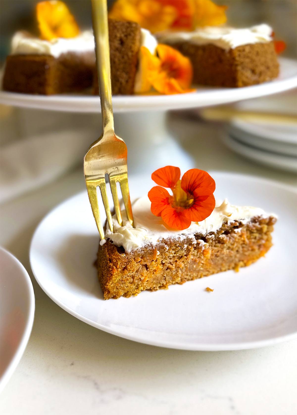 carrot cake spice on plate