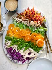 Mandarin chicken salad with Ginger Citrus Vinaigrette