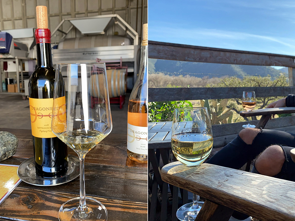 dragonette wines, hitching post wines, santa barbara