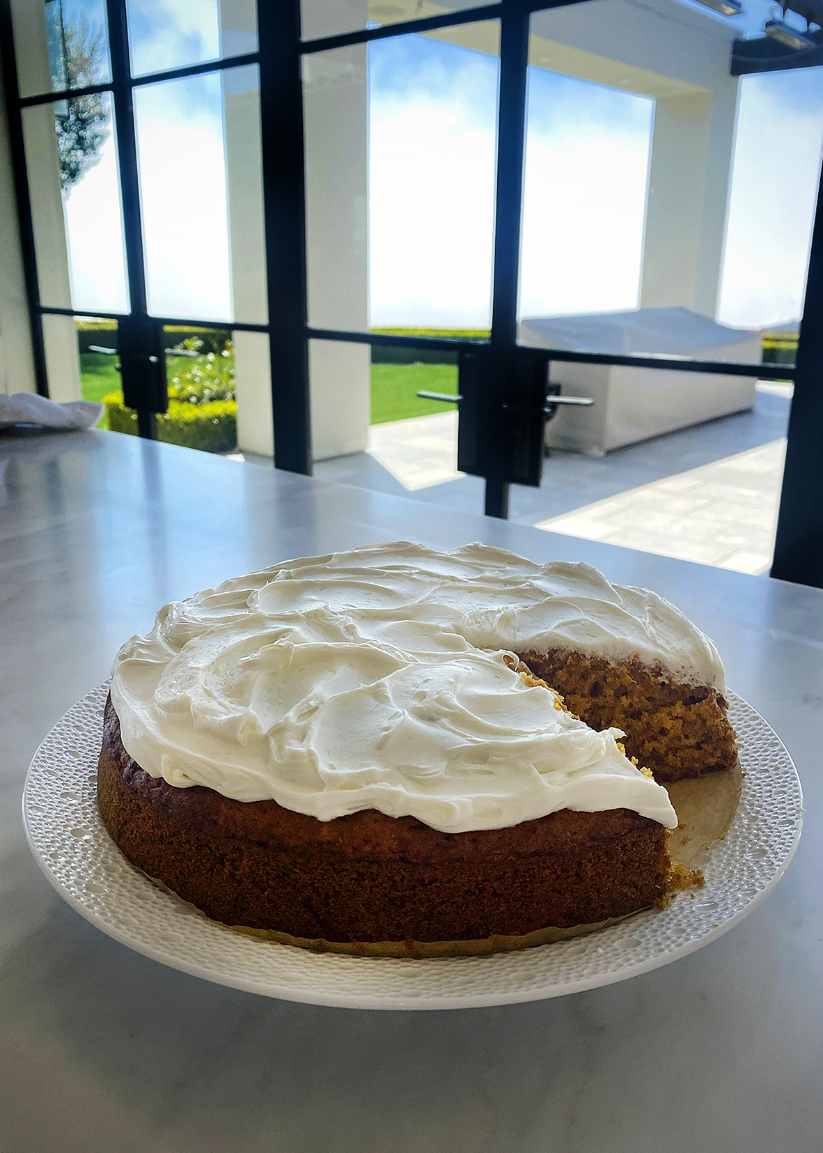 easy single layer carrot cake