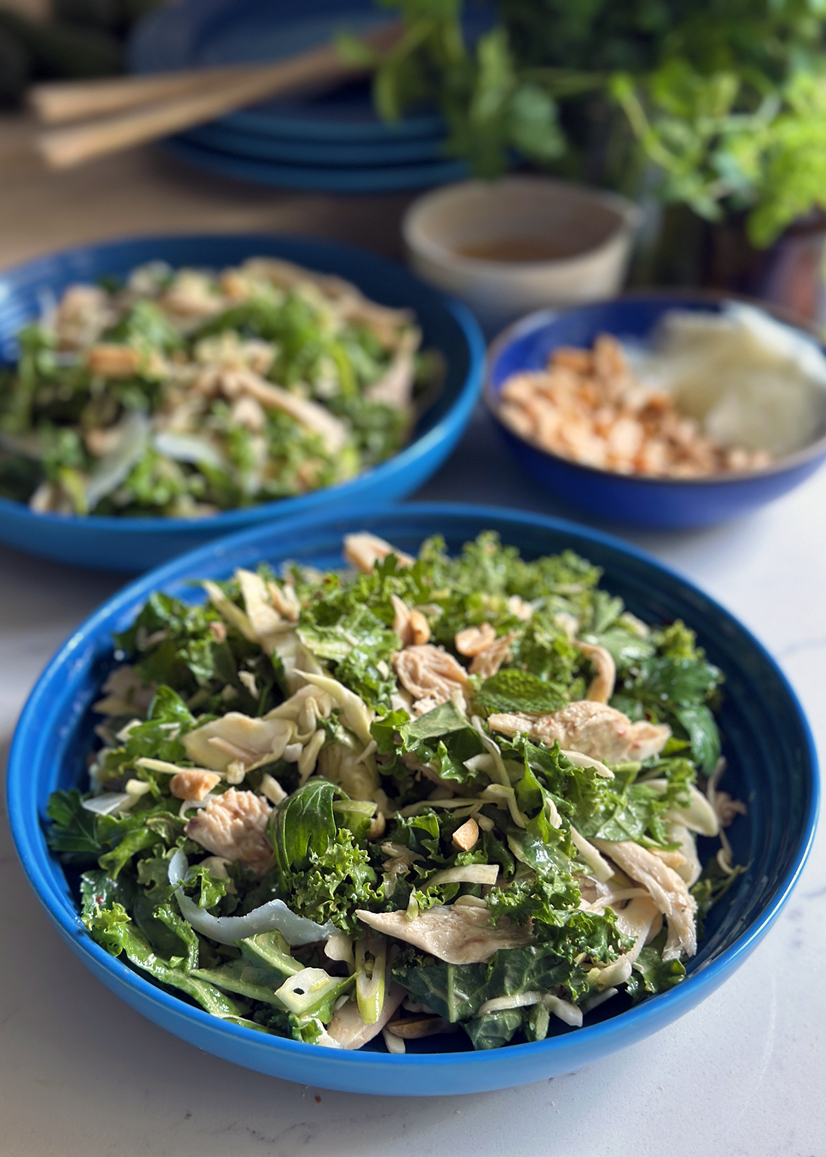 houstons emerald kale salad