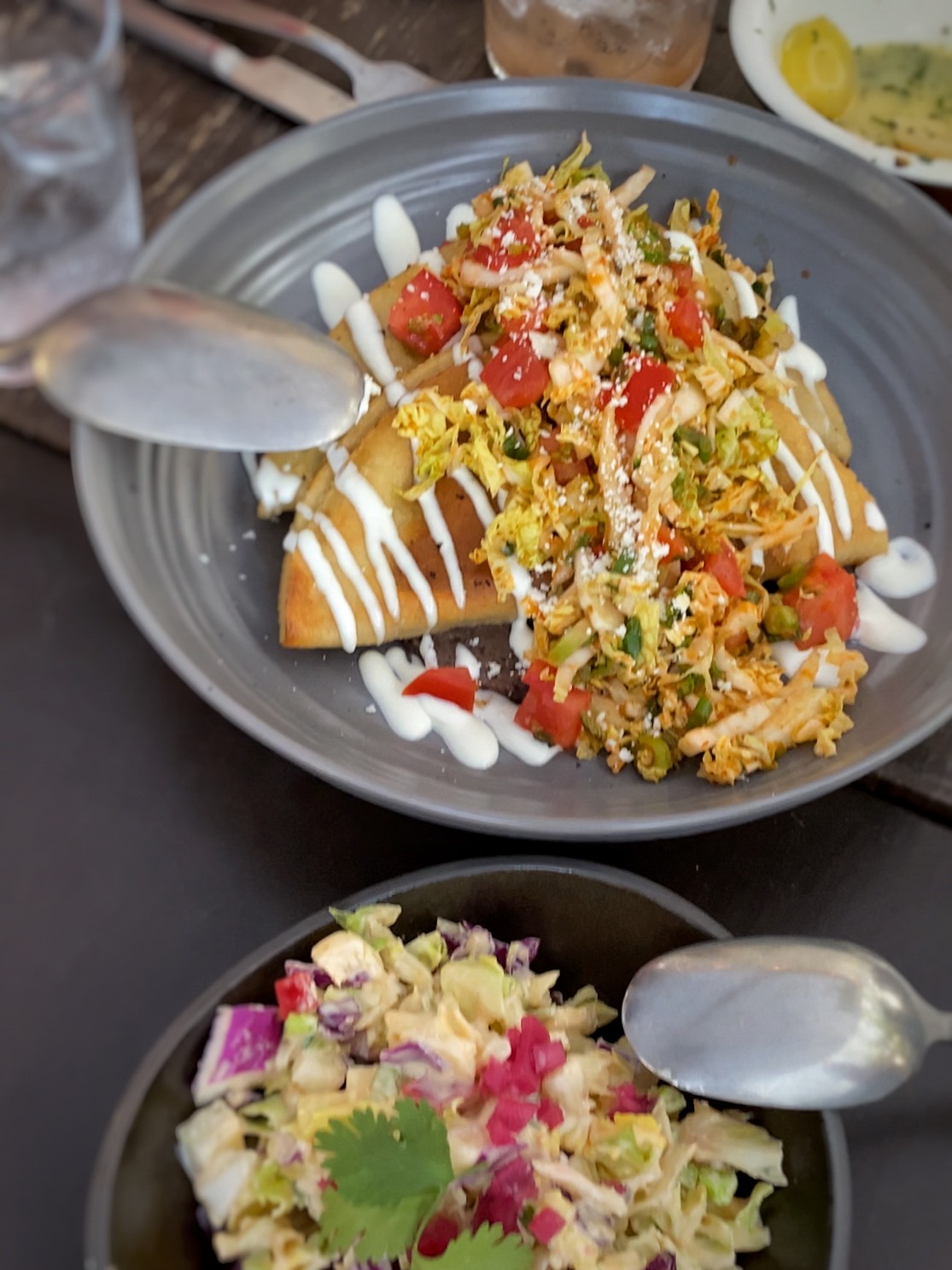 La Paloma Cafe, Santa Barbara, crispy cauliflower tacos