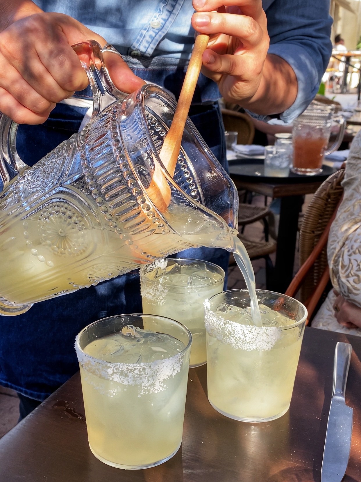 La Paloma Cafe, Santa Barbara, Pistcher Margaritas